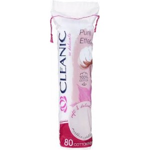 Vatos diskeliai "Cleanic" 80 vnt.
